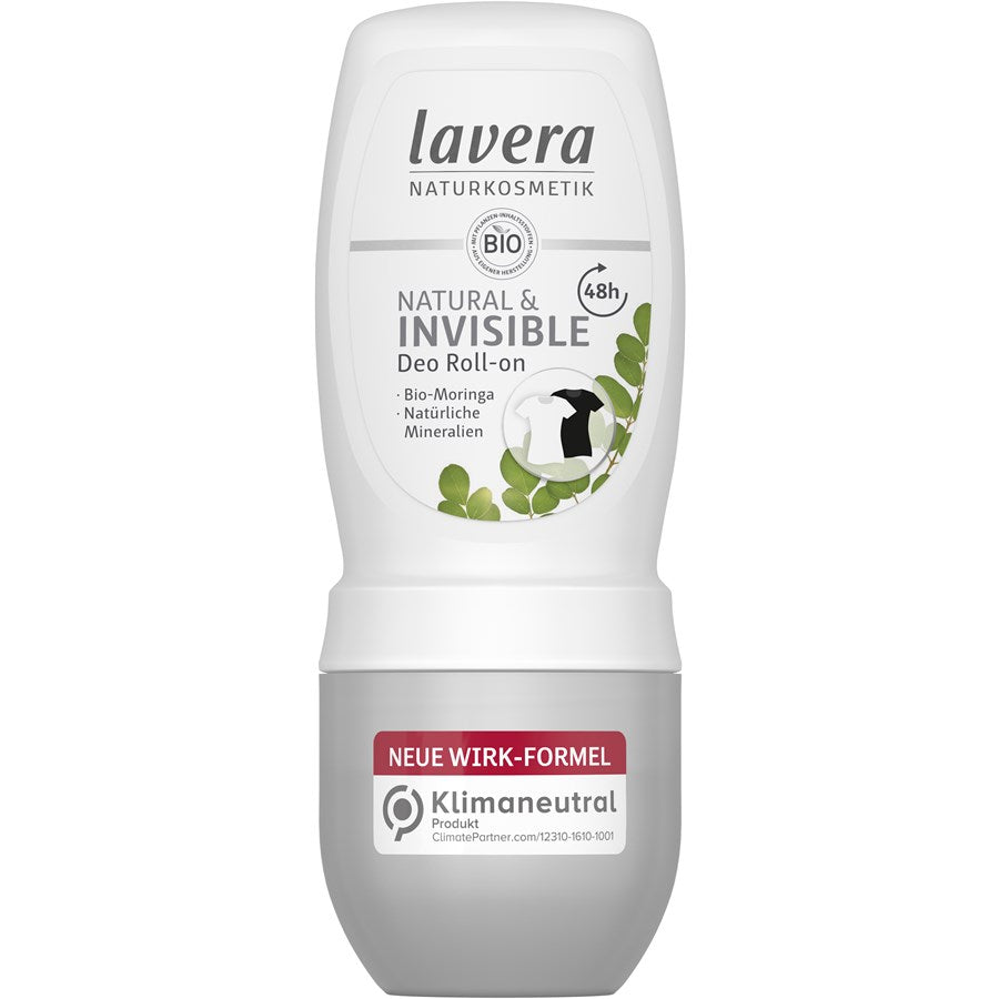 Lavera dezodorants - rullītis ar 48h aizsardzību Natural & Invisible 48h, 50ml