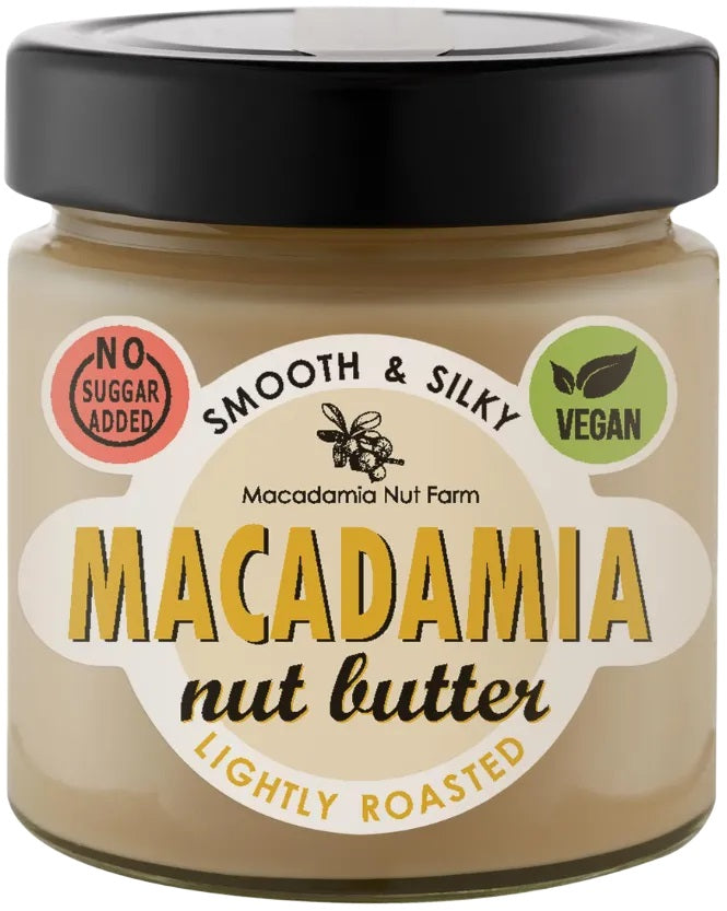 Macadamia Nut Farm makadāmijas riekstu sviests Silky (viegli grauzdēts), 180g