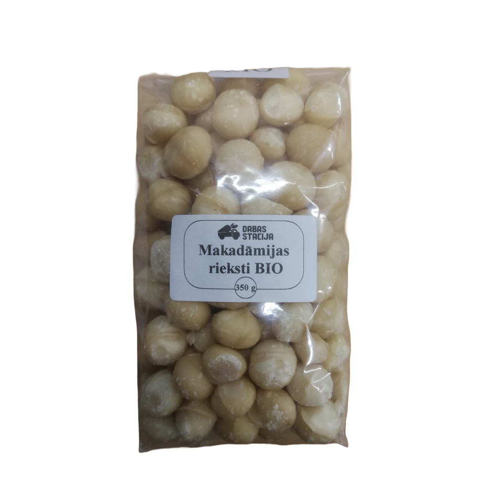Dabas stacija BIO Makadāmijas rieksti, 350g