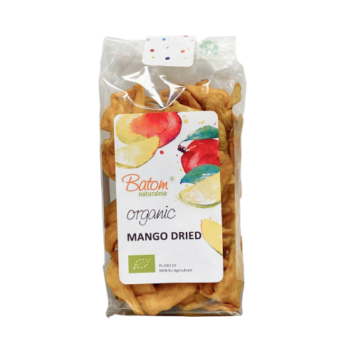 Dabas stacija BIO žāvētas mango šķēlītes, 400g