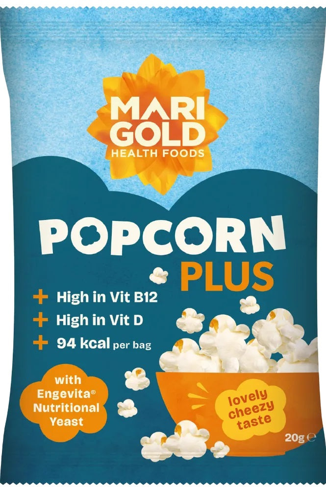 Marigold bezglutēna popkorns ar rauga pārslām, 20g