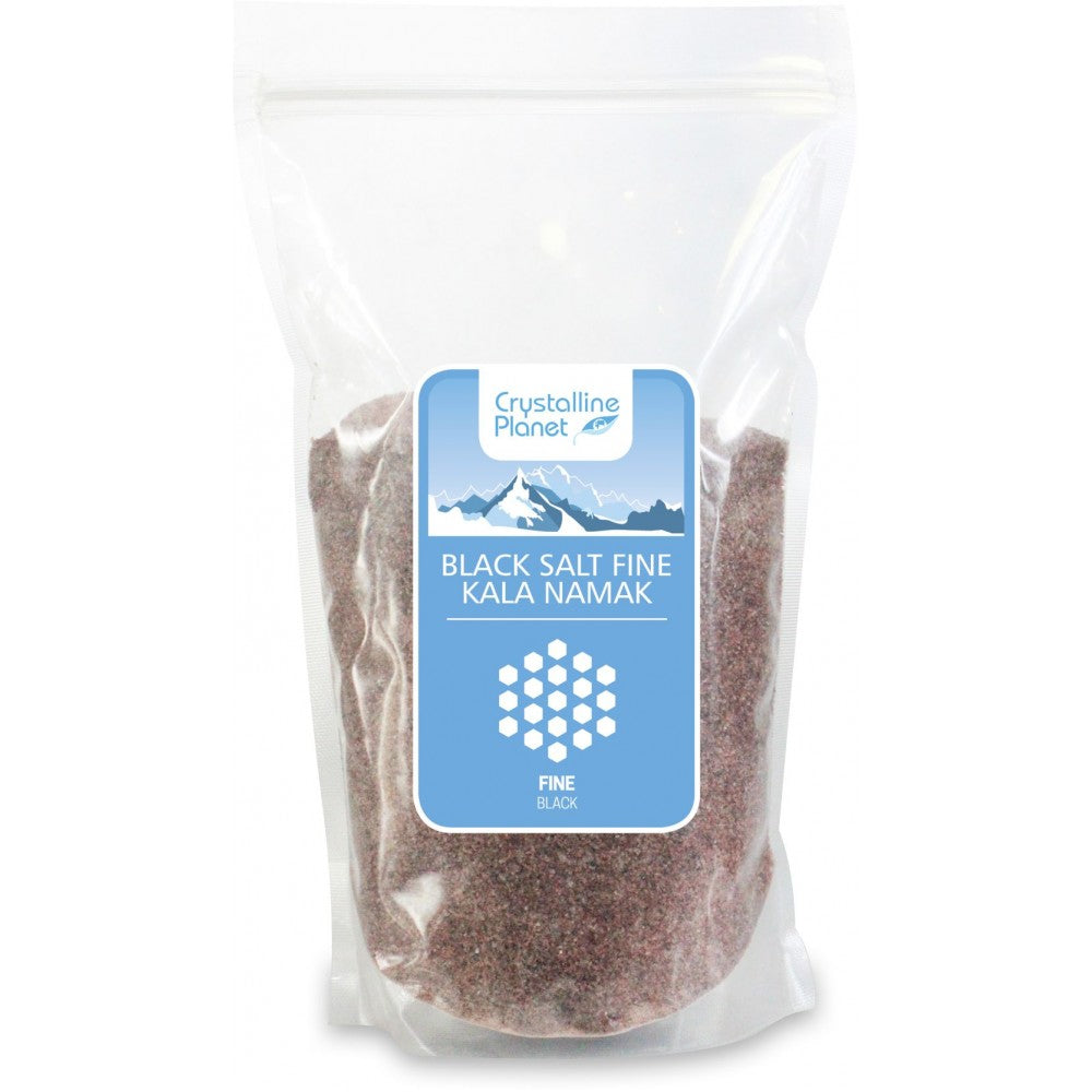 Crystalline Planet Kala Namak melnā sāls smalkā, 1kg