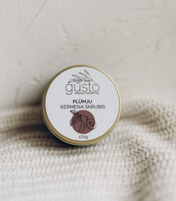 Gusto plūmju un cukura ķermeņa skrubis, 130g