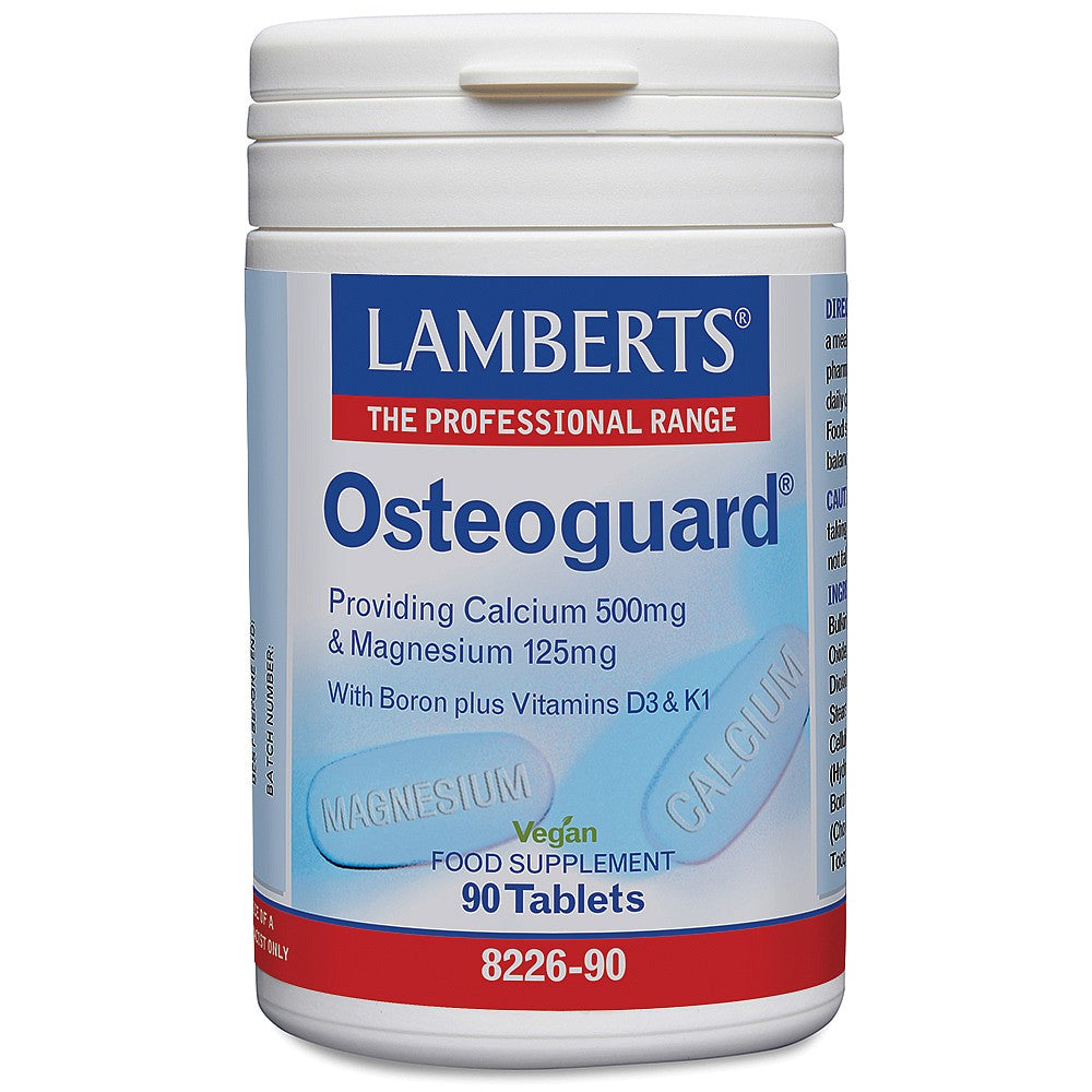 Lamberts uztura bagātinātājs Osteoguard vitamīnu un minerālu komplekss, 90 tabl.