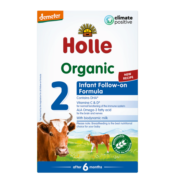 Holle BIO Formula 2 mākslīgais maisījums zīdaiņiem no 6 mēn., 600g
