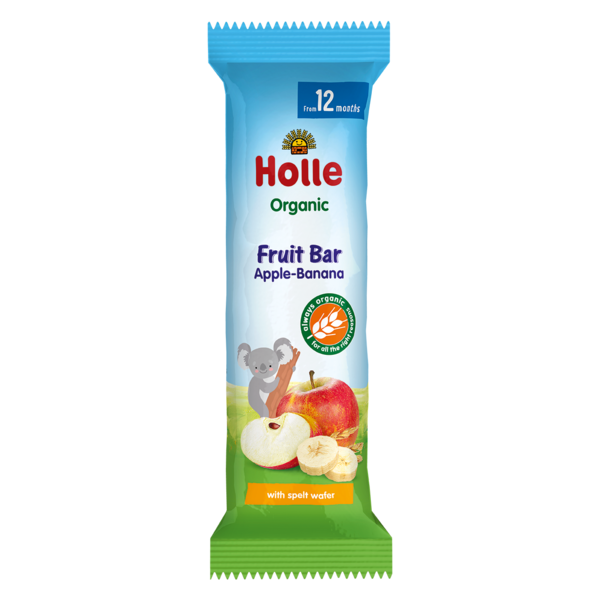 Holle BIO ābolu, banānu batoniņš no 12 mēn., 25g