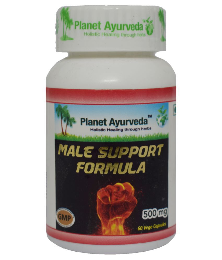 Planet Ayurveda uztura bagātinātājs Male Support (vīriešiem), 60kaps.