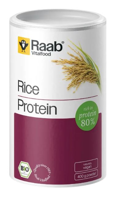 Raab Vitalfood BIO rīsu proteīna pulveris, 400g