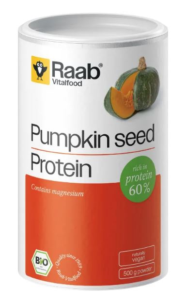 Raab Vitalfood BIO ķirbju sēklu proteīna pulveris, 500g