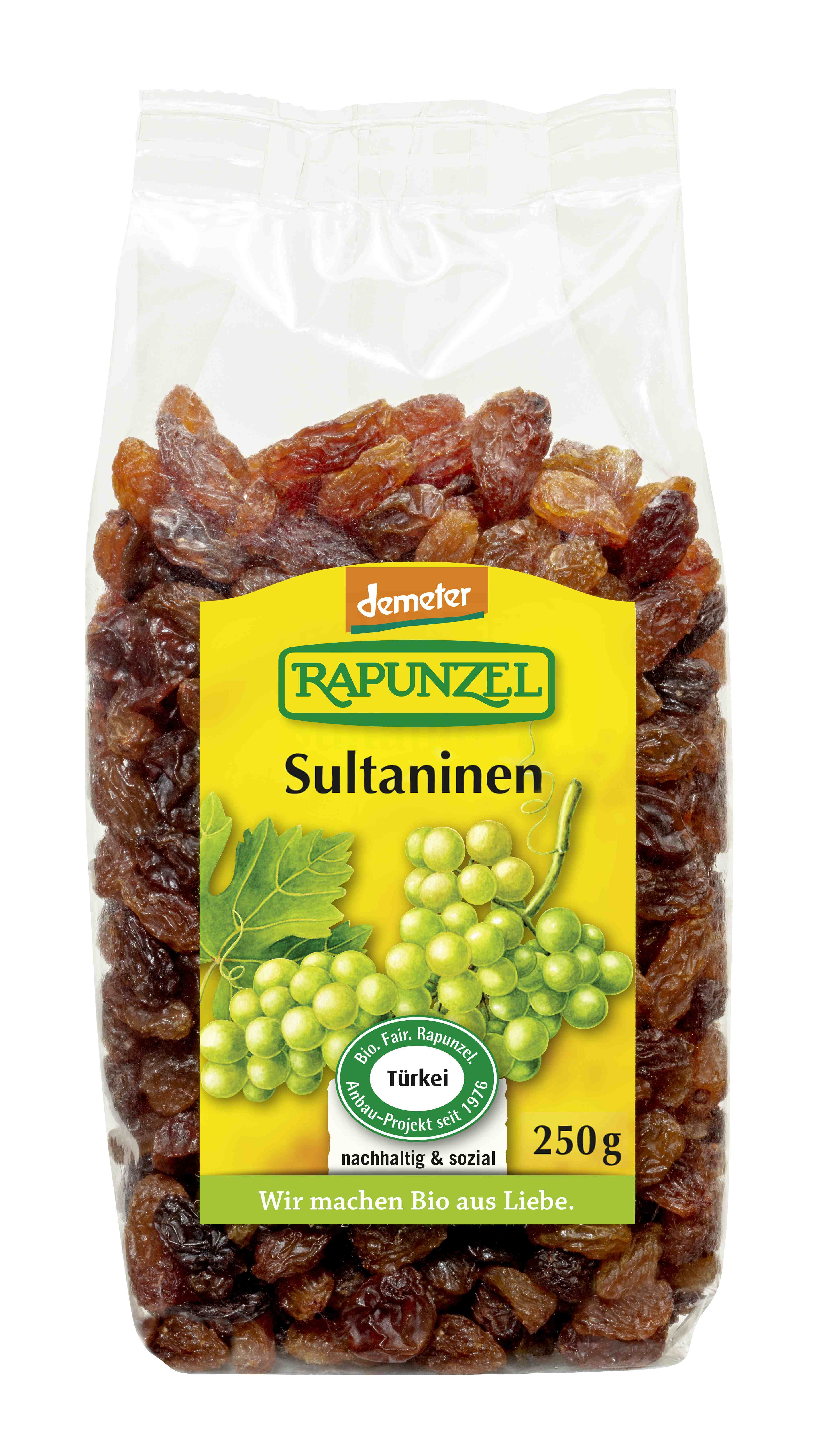 Rapunzel BIO rozīnes Sultana, 500g