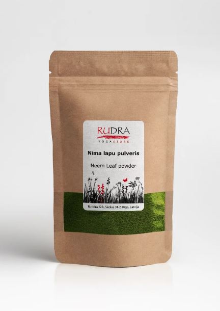 Rudra nīma lapu pulveris (Neem), 100g