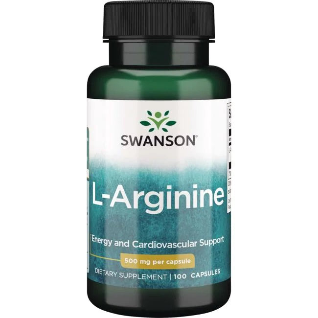 Swanson uztura bagātinātājs L-Arginīns 500mg, 100 kaps.