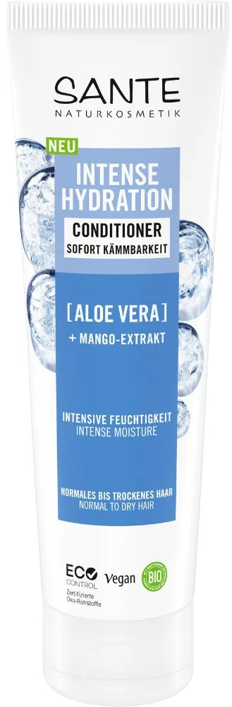 Sante Hair kondicionieris ar alvejas un mango ekstraktu matu mitrināšanai Intenese Hydration, 150ml