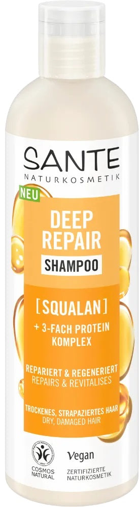 Sante Hair šampūns ar skvalānu un proteīniem atjaunojošs Deep Repair, 250ml