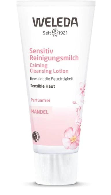 Weleda mandeļu nomierinošs pieniņš sejas tīrīšanai, 75ml