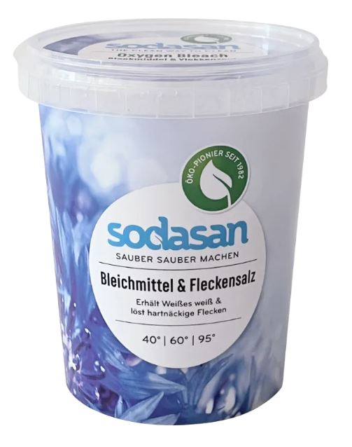 Sodasan balinātājs un traipus tīrošais sāls bundžā, 450g