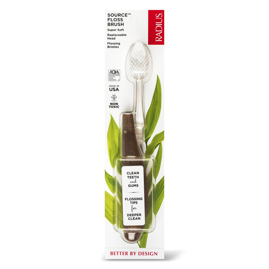 Radius Source zobu birste, brūna Super Soft