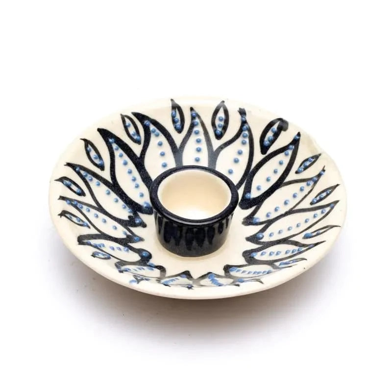 Spiritual Gift keramiskais turētājs Palo Santo & Sage balts, 12,5 x 3,5cm