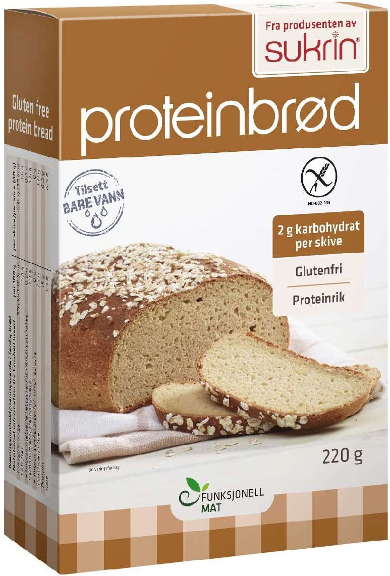 Sukrin bezglutēna proteīna maizes maisījums ar sezama miltiem, 224g