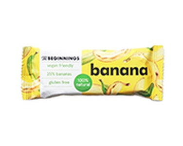 The Beginnings bezglutēna batoniņš ar banāniem, 40g