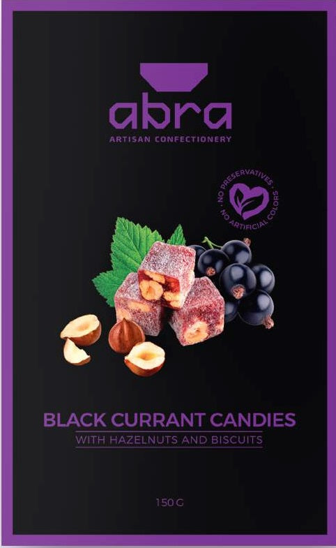 Abra upeņu konfekte ar lazdu riekstiem un cepumiem kastītē, 150g