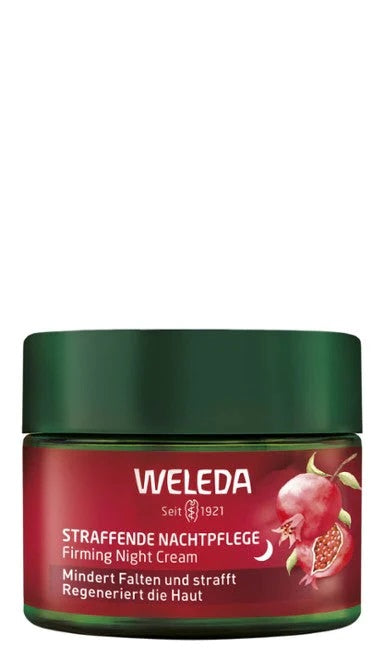 Weleda granātābolu un makas ādu stiprinošs nakts krēms sejai, 40ml