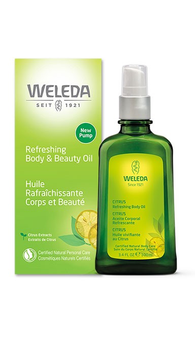 Weleda citrusu atsvaidzinoša eļļa ķermenim, 100ml