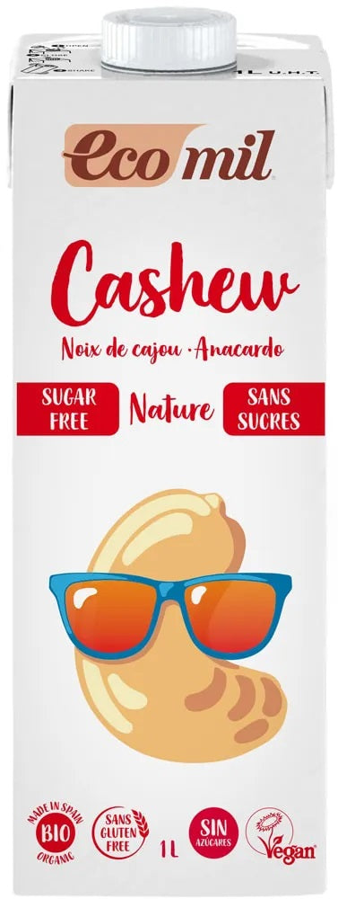 Ecomil BIO Indijas riekstu dzēriens bez cukura, 1l