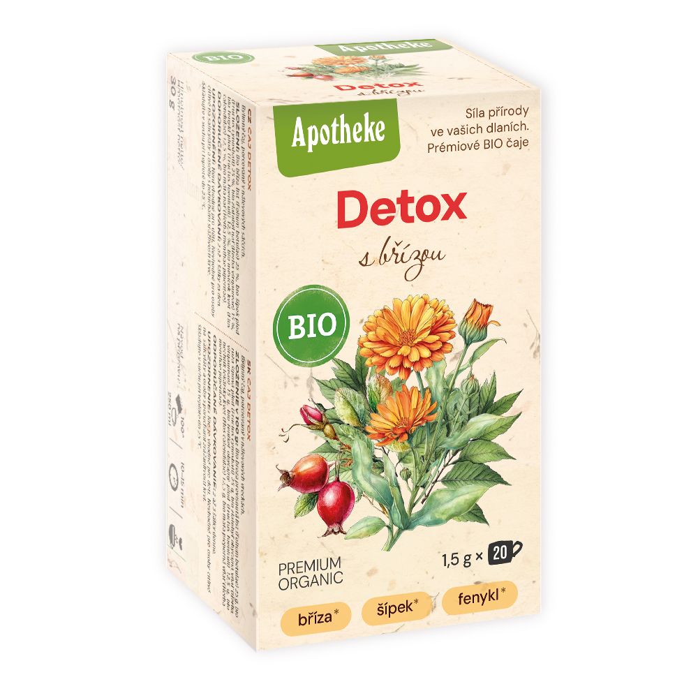 Apotheke BIO attīrošā tēja Detox, 20 × 1,5 g