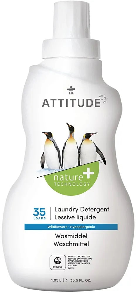 Attitude veļas mazgāšanas līdzeklis ar savvaļas ziedu smaržu, 1,05l