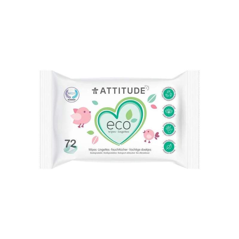 Attitude Little Ones mitrās salvetes mazuļiem, 72gb.