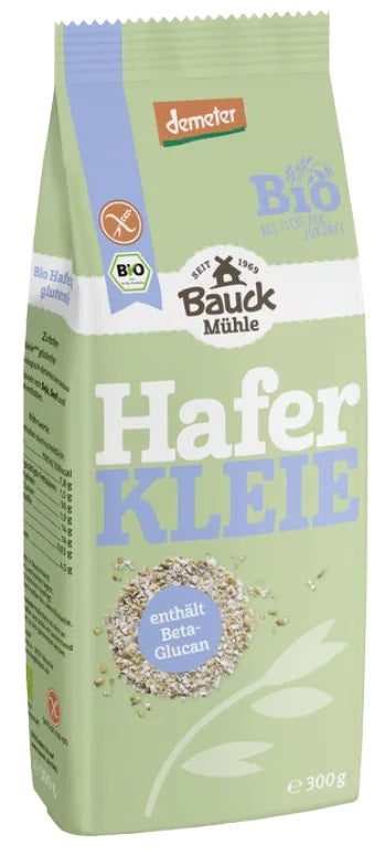 Bauckhof BIO bezglutēna auzu klijas, 300g