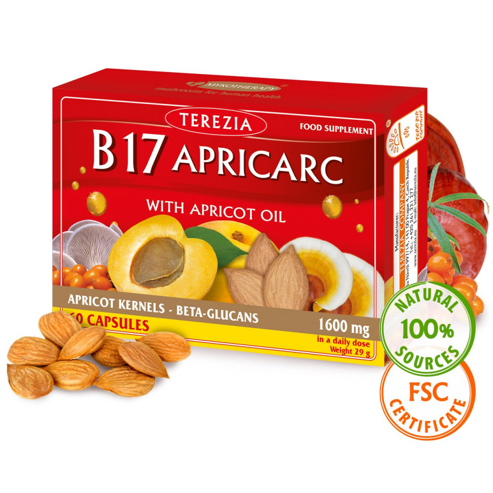 Terezia uztura bagātinātājs B17 Apricarc, 60 kaps.