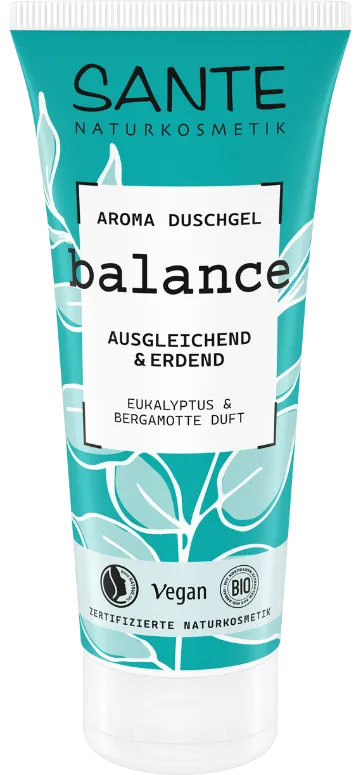 Sante dušas želeja ar bio eikaliptu un bergamotu Balance, 200ml
