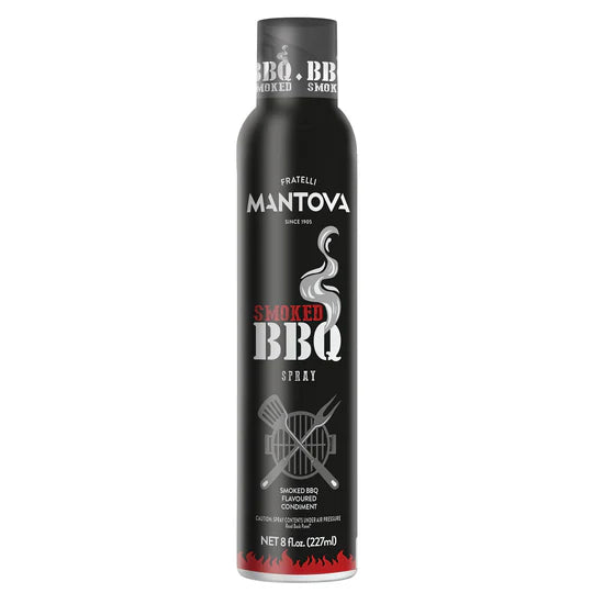 Mantova SMOKED BBQ izsmidzināmā eļļa – kūpināta BBQ garša grilēšanai, cepšanai un marinēšanai, 200ml