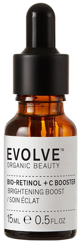 Evolve Organic Beauty serums ar augu izcelsmes retinolu un C vitamīnu, 15ml