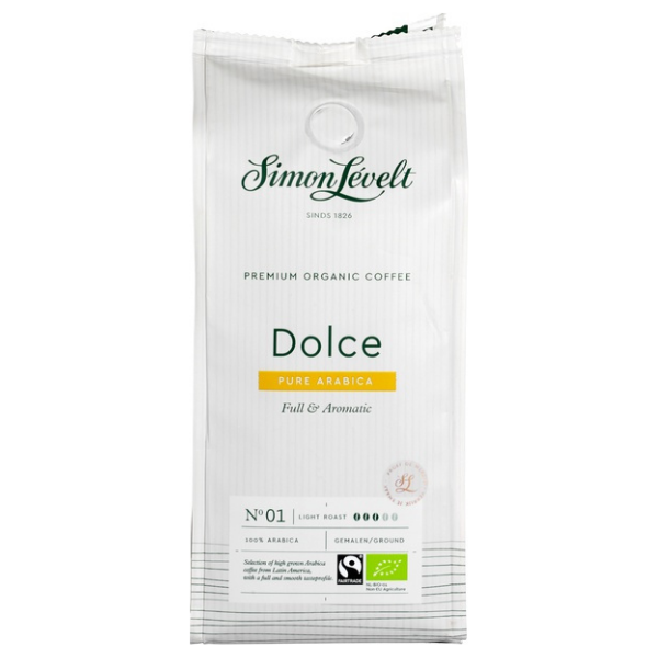 Simon Levelt BIO kafija malta Dolce, 250g