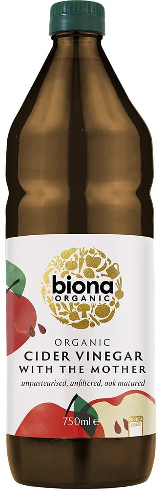 Biona BIO nefiltrēts ābolu sidra etiķis, 750ml