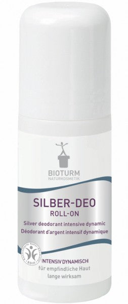 Bioturm Silber Deo intensīvais sudraba dezodorants / rullītis Dynamisch Nr.41, 50ml