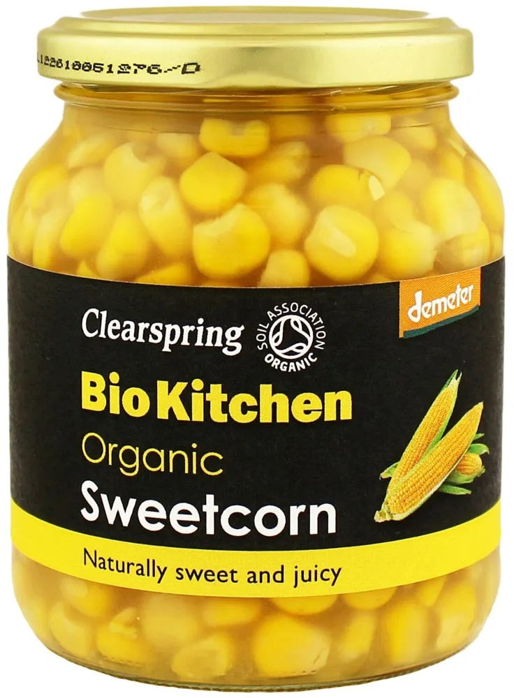 Clearspring BIO konservēta saldā kukurūza, 350g