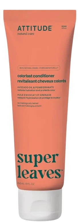 Attitude Super Leaves kondicionieris krāsotiem matiem ar avokado eļļu un granātābolu, 240ml