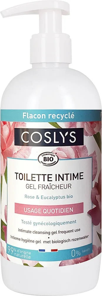 Coslys želeja intīmajai higiēnai ar rožūdeni un eikalipta ēterisko eļļu, 500ml