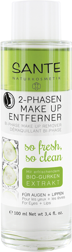 Sante 2 fāžu līdzeklis kosmētikas noņemšanai, 100ml