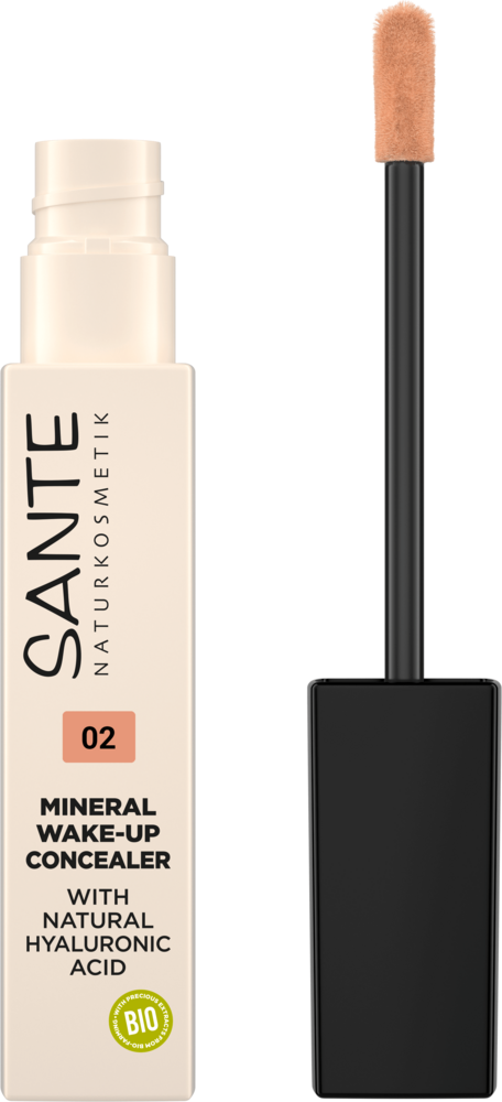 Sante Make Up šķidrais minerālu korektors (konsīleris) Wake Up, Warm beige 02, 8ml