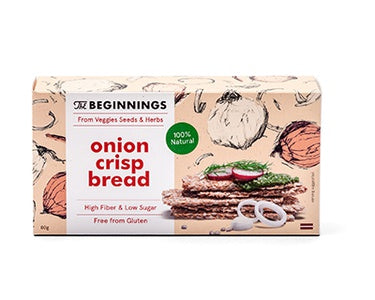 The Beginnings bezglutēna sīpolu krekera maize, 60g