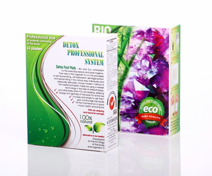 Plāksteri kāju pēdām "Detox Profesional System", 14 gab.