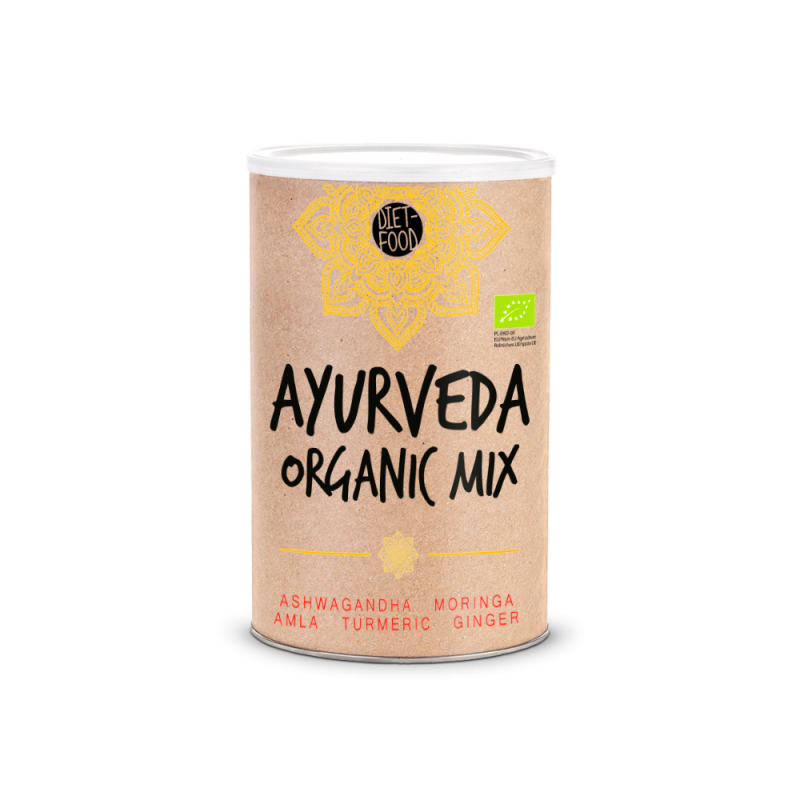 Diet Food BIO ājurvēdisks augu maisījums "Ayurveda Organic Mix", 300g