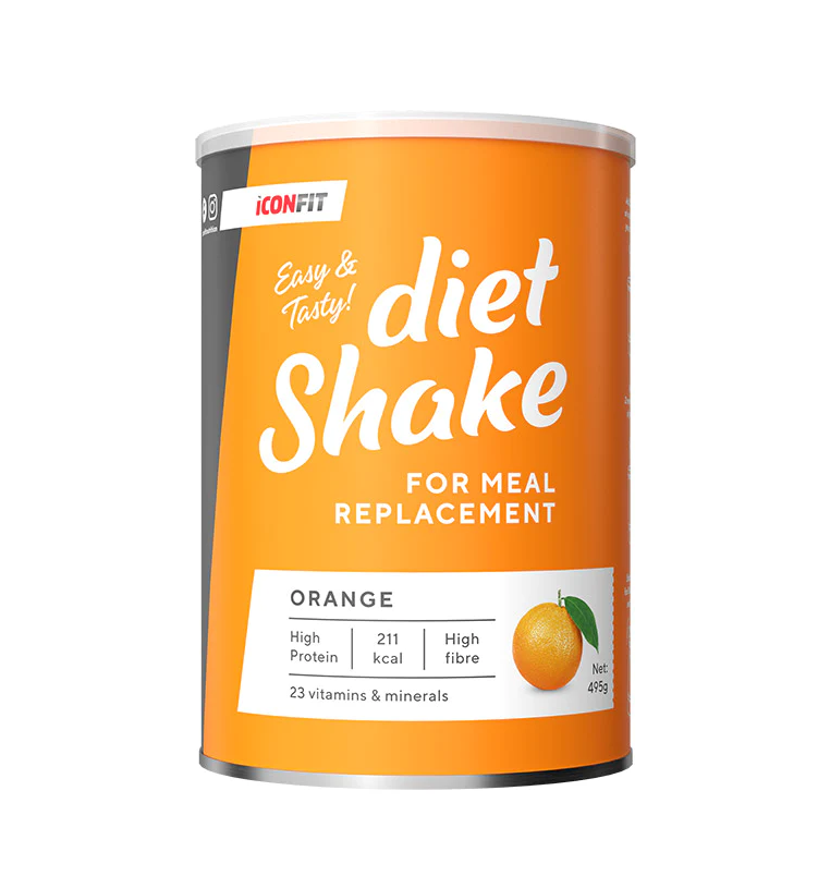 ICONFIT Diet Shake kokteilis / maltītes aizvietotājs, apelsīnu, 495g