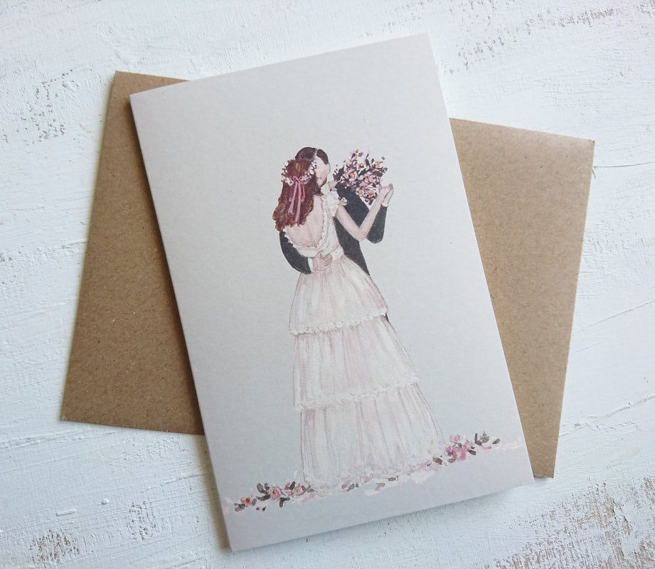 Mydesignpictures atverama kartīte Wedding Couple 10*15 cm