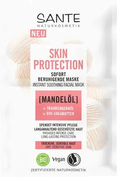 Sante Skin Protection nomierinoša sejas maska jūtīgai ādai, 2x4ml